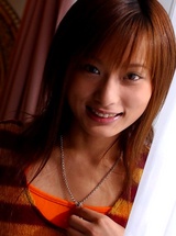 Ryoko Mitake Asian hot teen strips off