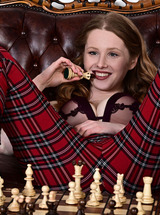 Laura Lit Cravings Unraveled In A Luscious Indoor Striptease With Sheer Bra And Plaid Pants Tease