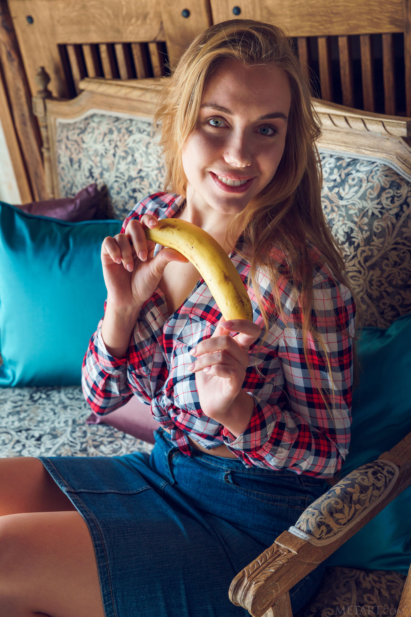 Ryana Licking Banana