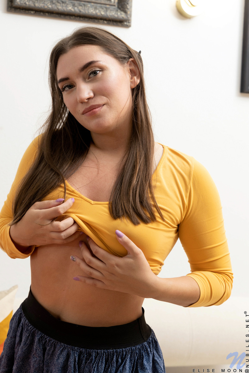 Elise Moon In Bold Brunette