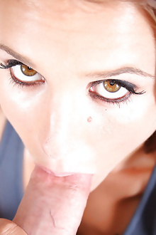 Teen Britany Gives Blowjob