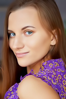 Stella Flex Reveal Her Shaved Pussy