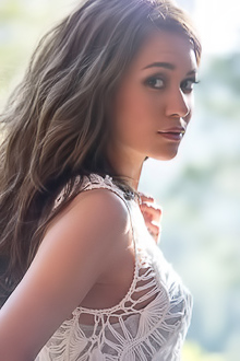 Mila Blaze Naked Mila Blaze takes seductive positions in park