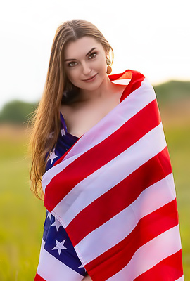 Monika May Sultry Beauty Fondles Her Perfect Breasts Playfully