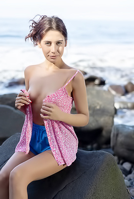 Usha Slips Off Her Clothes And Starts To Explore Her Gorgeous Body