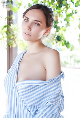 Danniela Parts Her Silky Thighs For A Tempting View Of Her Hairy Pussy