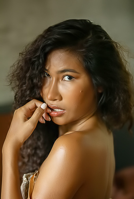 Niki Smiles As The Light And Shadow Play Over Her Gorgeous Body