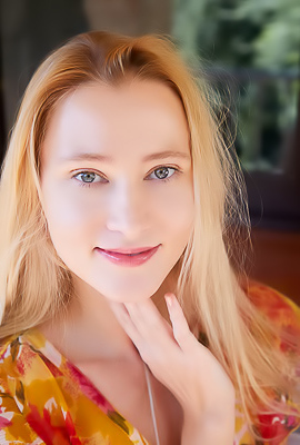 Ivi Rein Parts Her Slender Thighs Revealing She’s Wearing Nothing Beneath