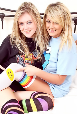 Two Blonde Busty Angel