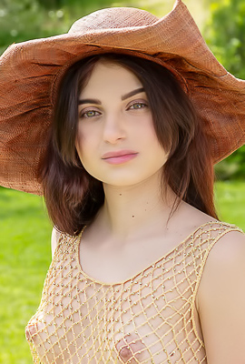 Zoelie Wearing Nothing But High Heels That Accentuate Her Long Legs And Perfect Booty