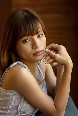 Oopeve Her Delicate Frame Draped In A Charming Sundress