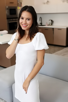 Lucy Mendez Her Lovely Hard Nips And Her Dripping Bald Twat