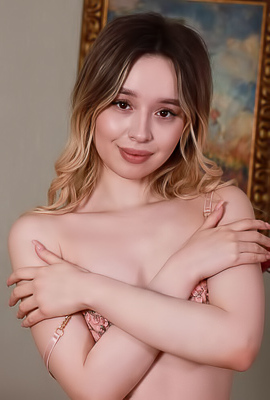 Elegant Mia Lamb In Intimate Lingerie Set