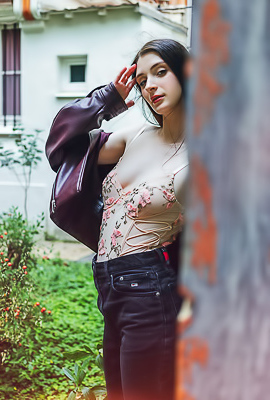 Marion Summers Draped In Layers Of Soft White That Slip Away To Reveal Her Tempting Curves