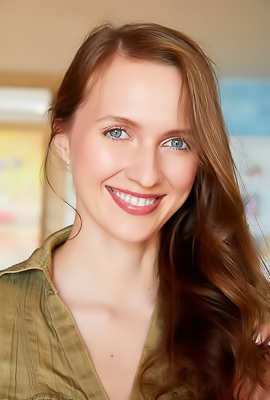 Stacy Cruz Her Long Brunette Hair Cascading Over Her Shoulders