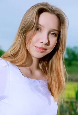 Estella Drops A White Sundress On A Lakeside Dock