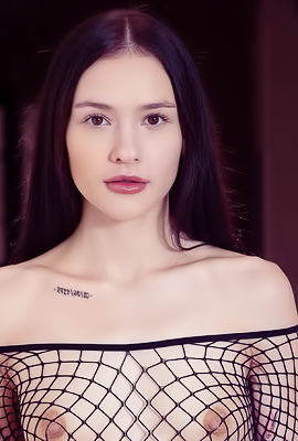 Matty Enjoying Erotic Masturbation With Fishnet And Ass Play
