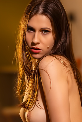 Amber Slassh Twists in the Dim Light, Her Infernal Desire Unleashed